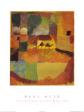 Zwei Dromedare und ein Esel Poster von Paul Klee