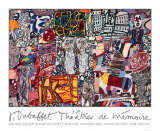 Theatre de Memoire, 1977 Serigrafie von Jean Dubuffet