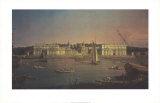 Greenwich depuis l'île aux chiens Art par Canaletto 