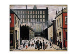 Scène de rue Affiches par Laurence Stephen Lowry
