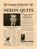 Départ de Nixon Posters
