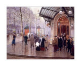 Théâtre du Vaudeville Affiches par Jean Béraud