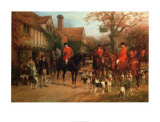 The Meet Poster von Heywood Hardy