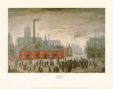 Un accident Posters par Laurence Stephen Lowry