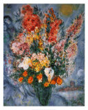 Bouquet de Fleurs  Prints by Marc Chagall