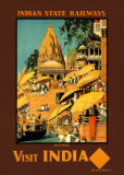 India Benares Poster von W. S. Bagdaopolos