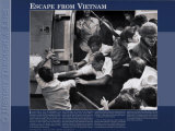 History Through a Lens - Escape from Vietnam Art Print