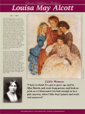 Classic Children’s Authors - Louisa May Alcott Wall Poster