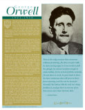Great British Writers - George Orwell Wall Poster