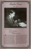 American Authors of the 19th Century - Stephen Crane Wall Poster