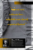 Inspirational Quotations - Booker T. Washington Wall Poster