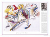Chefs-d'oeuvre de l'art du vingtième siècle : Aquarelle de Wassily Kandinsky Poster par Wassily Kandinsky