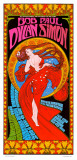 Bob Dylan and Paul Simon in Concert  Poster by Bob Masse