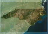 North Carolina from Space Poster
