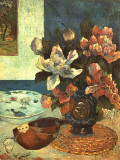Still Life with Mandolin Kunstdrucke von Paul Gauguin