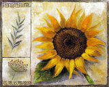 Sunflower Composition Posters by Rian Withaar