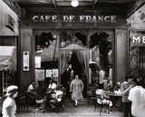 Café de France Affiche par Willy Ronis