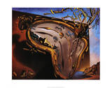 Montre molle au moment de la première explosion, vers 1954 Affiches par Salvador Dalí