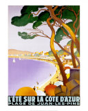 L'Ete sur la Cote d'azur  Prints by Roger Broders