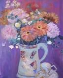 Floral Jug I  Poster by Andrea Tana