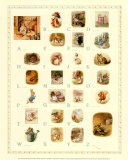L'alphabet de Pierre Lapin Posters par Beatrix Potter