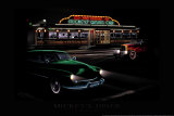 Mickey's Diner Poster par Helen Flint