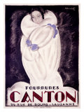 Fourrures Canton, 1924 Giclee Print by Charles Loupot