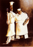 The Chefs  Print by Jennifer Garant