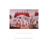 Schulhof Kunstdrucke von Laurence Stephen Lowry
