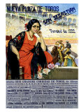 Neue Stierkampfarena – San Sebastian Giclée-Druck von Carlos Ruano-Llopis