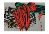Big Painting No. 6 Sérigraphie par Roy Lichtenstein