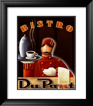 Bistro DuPont Framed Art Print