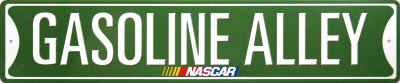 Gasoline Alley Nascar Tin Sign
