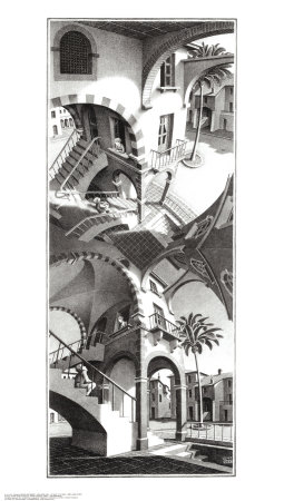 High and Low Art Print