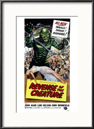 Revenge of the Creature Framed Art Print