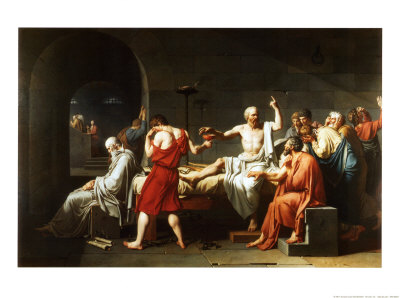 The Death of Socrates, c.1787 Art Print