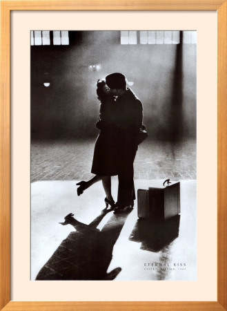 Un baiser pour l'éternité Affiche encadrée