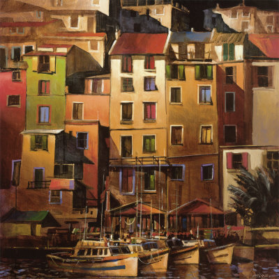 Mediterranean Gold Art Print