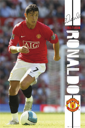 Manchester United- Cristiano Ronaldo Affiche