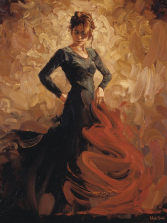 Flamenco II Art Print