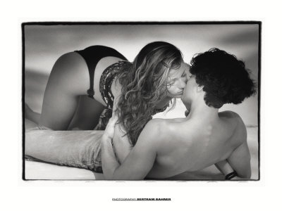 Sur la plage Reproduction artistique