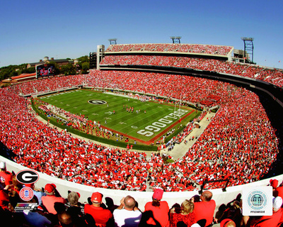 Sanford Stadium Poster