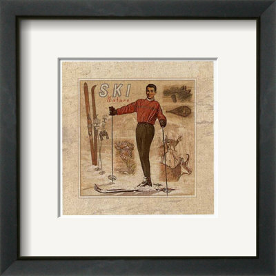 Ski Nature Framed Art Print