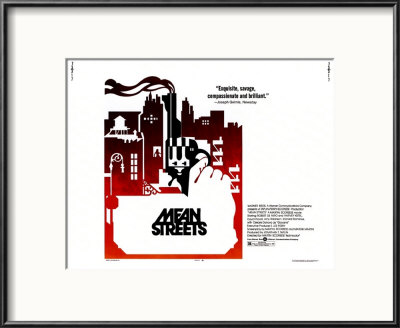 Mean Streets Framed Art Print