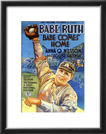 Babe Ruth - Babe Comes Home Framed Art Print