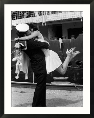 Le Baiser, vers 1907 (détail) Affiche encadrée