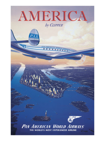 America by Clipper Giclee Print