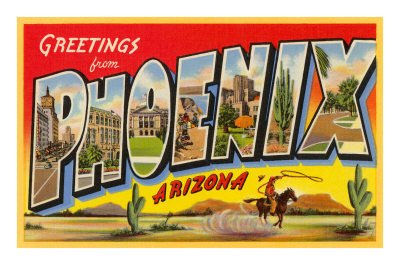 Greetings from Phoenix, Arizona Masterprint