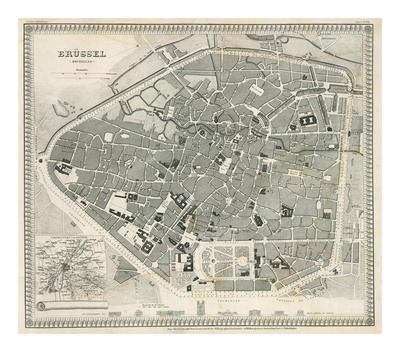 Brussels, Belgium, c.1860 Giclee Print