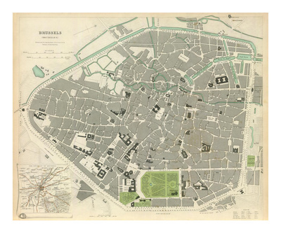 Brussels, Belgium, c.1837 Giclee Print